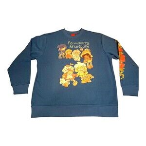 Strawberry‎ Shortcake and Friends OVERSIZED Sweater Size XL NWT